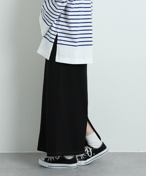 CIAOPANIC TYPY（チャオパニックティピー）の「ジョーゼットポンチIラインスカート（スカート・レディース・ブラック/ライトグレー/アイボリー・ONE SIZE）」の15枚目の写真