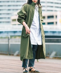 SHIPS any | SHIPS any:〈ウォッシャブル〉スタンドカラー ポケット ロング コート(その他アウター)