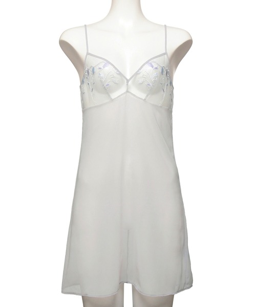 Chut！ INTIMATES（シュットインティメイツ）の「シアーライトブラ スリップ (C372)（その他アンダーウェア/インナー・レディース・ライトピンク/ライトグレー/ネイビー・90-80/80-80/85-80）」の2枚目の写真