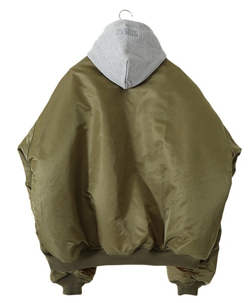 VETEMENTS（ヴェトモン）の「VETEMENTS / ヴェトモン：REVERSIBLE HOODED BOMBER：UE52JA220[RIP]（ブルゾン・メンズ・オレンジ系その他・XS/S）」の14枚目の写真