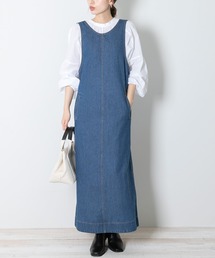 URBAN RESEARCH Sonny Label | 【WEB限定】デニムロングワンピース(ワンピース)