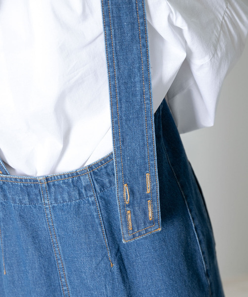 URBAN RESEARCH Sonny Label（アーバンリサーチサニーレーベル）の「『WEB限定』デニムロングワンピース（ワンピース・レディース・ブルー/ライトブルー・FREE）」の13枚目の写真