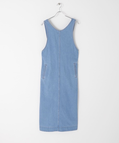 URBAN RESEARCH Sonny Label（アーバンリサーチサニーレーベル）の「『WEB限定』デニムロングワンピース（ワンピース・レディース・ブルー/ライトブルー・FREE）」の16枚目の写真