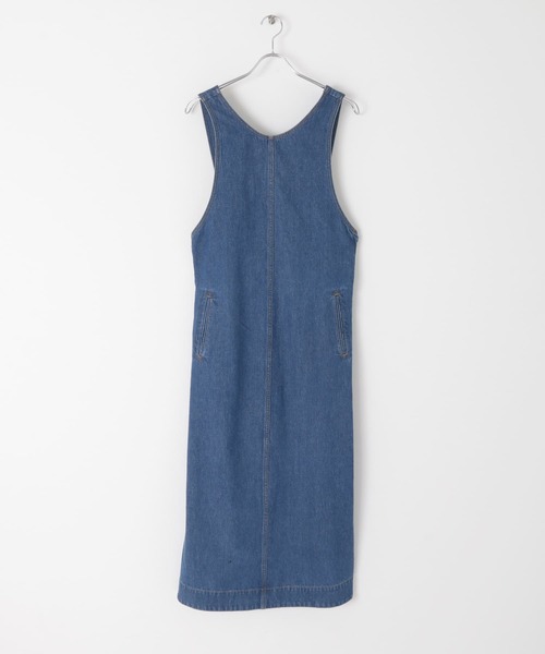 URBAN RESEARCH Sonny Label（アーバンリサーチサニーレーベル）の「『WEB限定』デニムロングワンピース（ワンピース・レディース・ブルー/ライトブルー・FREE）」の5枚目の写真
