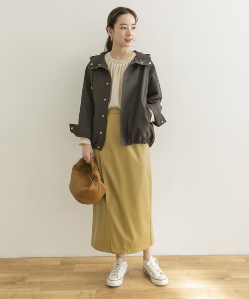 URBAN RESEARCH（アーバンリサーチ）の「シフォンフロントタックブラウス（シャツ/ブラウス・レディース・ネイビー/アイボリー/ブルー系その他・FREE）」の14枚目の写真