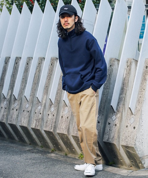 URBAN RESEARCH Sonny Label（アーバンリサーチサニーレーベル）の「ヘビーウェイトハーフZIPプルオーバー（スウェット・メンズ・ネイビー/ホワイト系その他/グリーン/グレー系その他・MEDIUM/LARGE）」の11枚目の写真