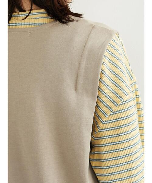 Green　Parks（グリーンパークス）の「ポンチジャンパードレス＊（ワンピース・レディース・ブラック/ベージュ・FREE）」の15枚目の写真