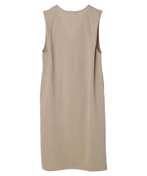 Green　Parks（グリーンパークス）の「ポンチジャンパードレス＊（ワンピース・レディース・ブラック/ベージュ・FREE）」の19枚目の写真