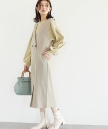 Green　Parks | ポンチジャンパードレス＊(ワンピース)