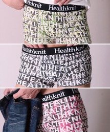 Healthknit Product（ヘルスニットプロダクト）の「【Healthknit Product】3枚入り ロゴ 総柄 ボクサーパンツ(LG)（ボクサーパンツ・メンズ）」