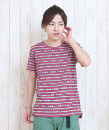 チチカカ | ナバホボーダー　プルオーバー　　　　　　(Tシャツ/カットソー)