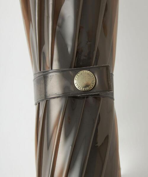 Traditional Weatherwear(トラディショナルウェザーウェア)の「【別注】<Traditional Weatherwear>バンブークリア アンブレラ 傘(長傘・レディース・ブラウン/ブラック/ホワイト・FREE)」の15枚目の写真