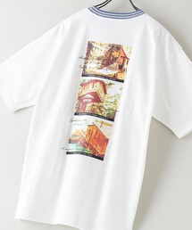 【OUTDOOR PRODUCTS/アウトドアプロダクツ】USAコットン ラインリブTシャツ ヘビーウェイト ルーズシルエット