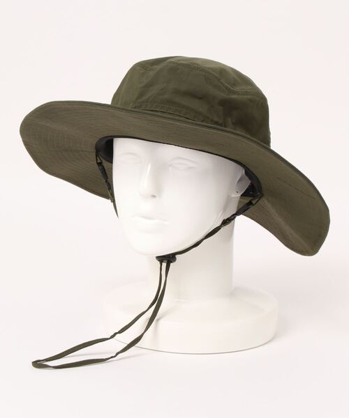 polcadot（ポルカドット）の「NYLON SAFARI HAT／ナイロンサファリ ハット（ハット・レディース・マスタード/ブラック/カーキ/パープル/ベージュ/ネイビー・FREE）」の8枚目の写真