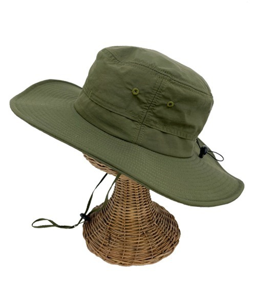 polcadot（ポルカドット）の「NYLON SAFARI HAT／ナイロンサファリ ハット（ハット・レディース・マスタード/ブラック/カーキ/パープル/ベージュ/ネイビー・FREE）」の10枚目の写真