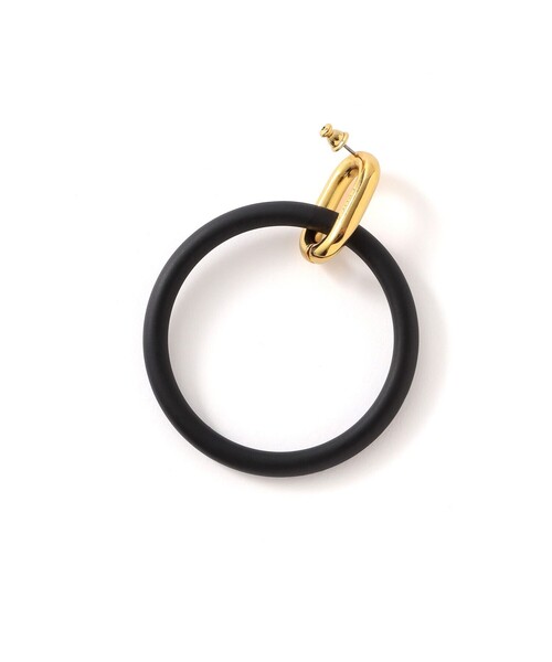 EPOCA（エポカ）の「マットリングピアス（ピアス（両耳用）・レディース・ブラック・FREE）」の4枚目の写真