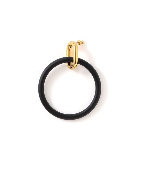 EPOCA（エポカ）の「マットリングピアス（ピアス（両耳用）・レディース・ブラック・FREE）」の3枚目の写真