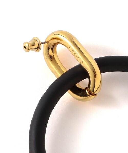 EPOCA（エポカ）の「マットリングピアス（ピアス（両耳用）・レディース・ブラック・FREE）」の5枚目の写真