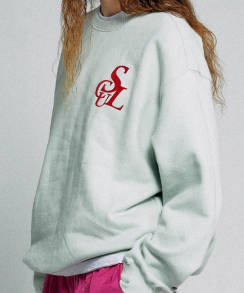 SCULPTOR（スカルプター）の「Flocking Symbol Logo Sweatshirt /フ