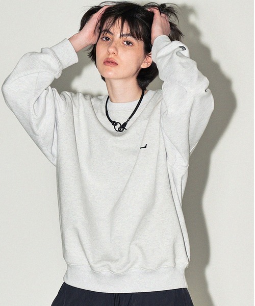 SCULPTOR（スカルプター）の「Flocking Symbol Logo Sweatshirt /フ