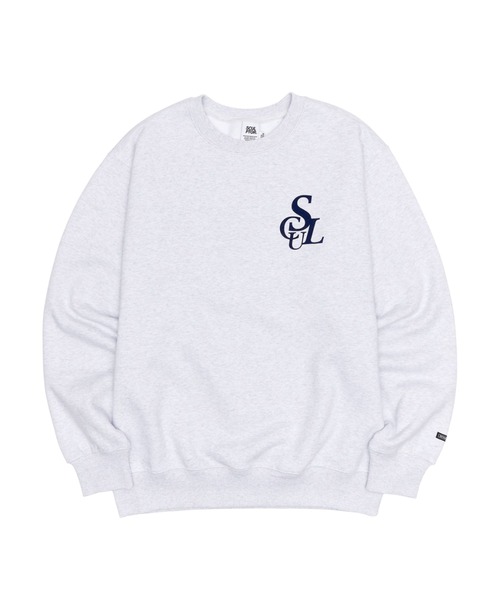 SCULPTOR（スカルプター）の「Flocking Symbol Logo Sweatshirt /フロッキングシンボルロゴスウェット（スウェット・レディース・ネイビー/レオパード/ライトグレー/ミント・MEDIUM/LARGE）」の16枚目の写真