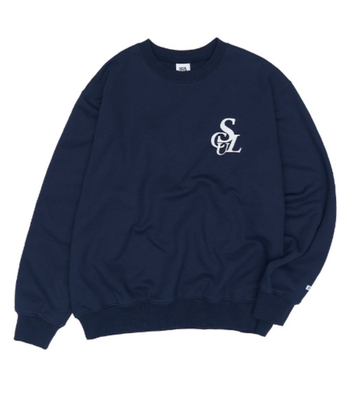 SCULPTOR（スカルプター）の「Flocking Symbol Logo Sweatshirt /フロッキングシンボルロゴスウェット（スウェット・レディース・ネイビー/レオパード/ライトグレー/ミント・MEDIUM/LARGE）」の13枚目の写真