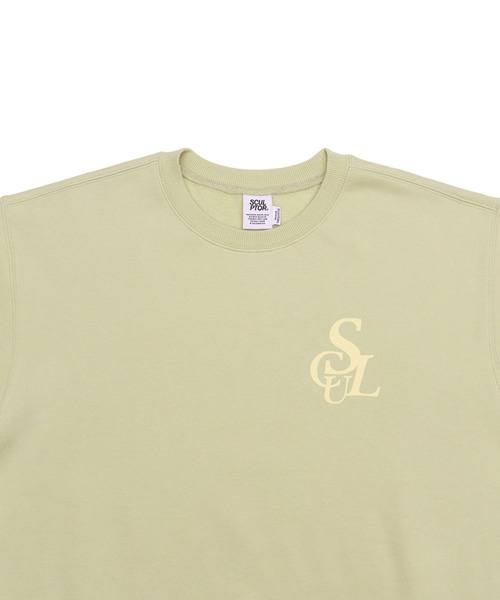SCULPTOR（スカルプター）の「Flocking Symbol Logo Sweatshirt /フロッキングシンボルロゴスウェット（スウェット・レディース・ネイビー/レオパード/ライトグレー/ミント・MEDIUM/LARGE）」の20枚目の写真