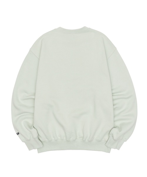 SCULPTOR（スカルプター）の「Flocking Symbol Logo Sweatshirt /フロッキングシンボルロゴスウェット（スウェット・レディース・ネイビー/レオパード/ライトグレー/ミント・MEDIUM/LARGE）」の10枚目の写真