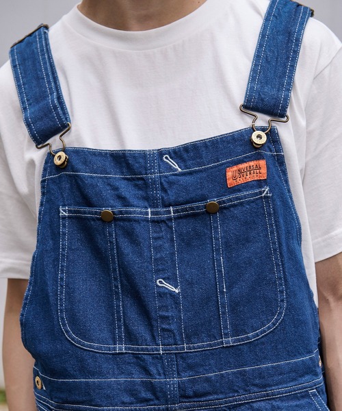 UNIVERSAL OVERALL デニムオーバーオール U2211808-B（サロペット