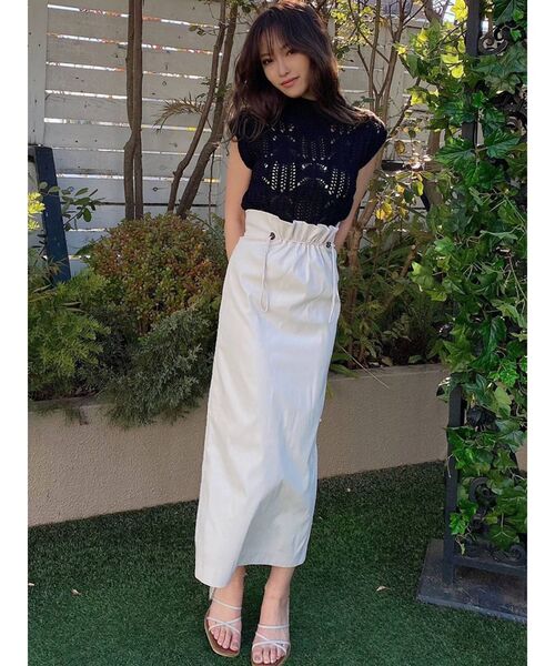 RESEXXY（リゼクシー）の「ドロストデザインスカート（スカート・レディース・ブラック/ピンク/アイボリー・FREE）」の13枚目の写真