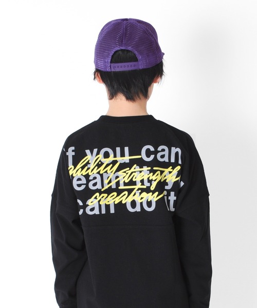 GLAZOS（グラソス）の「ネーム付きメッシュキャップ（キャップ・キッズ・パープル/マルチ/ブラック/グリーン/ネイビー・フリー）」の10枚目の写真