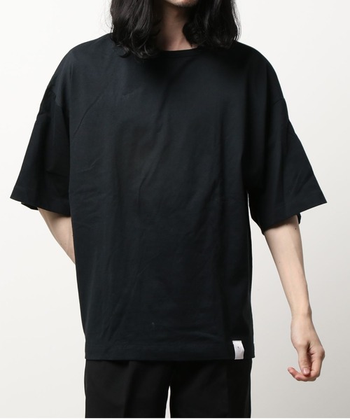 WHITELAND（ホワイトランド）の「WHITELAND/ホワイトランド/BIG TEE/ビックTシャツ（Tシャツ/カットソー・メンズ・ブラック/グレー・FREE）」の2枚目の写真