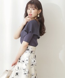 PROPORTION BODY DRESSING | 【美人百花5月号掲載 】ビッグカラーリブＫＴ / 1212170410(ニット/セーター)