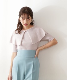 PROPORTION BODY DRESSING | 【美人百花5月号掲載 】ビッグカラーリブKT / 1212170410(ニット/セーター)