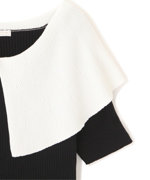 PROPORTION BODY DRESSING(プロポーションボディドレッシング)の「【美人百花5月号掲載 】ビッグカラーリブKT / 1212170410(ニット/セーター・レディース・ピンク/ネイビー/ブラック/グレー・FREE)」の8枚目の写真