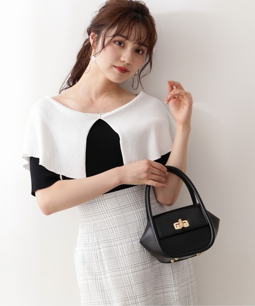 PROPORTION BODY DRESSING(プロポーションボディドレッシング)の「【美人百花5月号掲載 】ビッグカラーリブKT / 1212170410(ニット/セーター・レディース・ピンク/ネイビー/ブラック/グレー・FREE)」の17枚目の写真