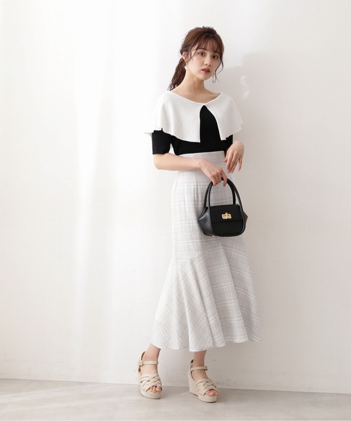 PROPORTION BODY DRESSING(プロポーションボディドレッシング)の「【美人百花5月号掲載 】ビッグカラーリブKT / 1212170410(ニット/セーター・レディース・ピンク/ネイビー/ブラック/グレー・FREE)」の18枚目の写真