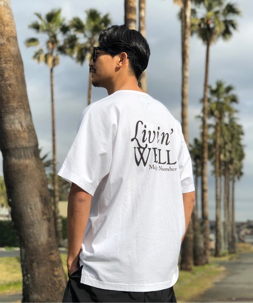 MAGIC NUMBER（マジック ナンバー）の「【MAGIC NUMBER】LIVIN' WELL US COTTON S/S TEE(LOOSE FIT)（Tシャツ/カットソー・メンズ・ブラック/ホワイト・X-LARGE/MEDIUM/LARGE）」の17枚目の写真