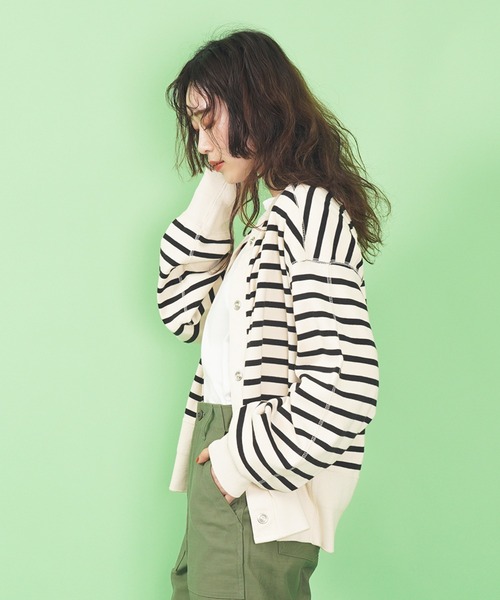 THE SHINZONE（ザ シンゾーン）の「BORDER CAPELIN CARDIGAN