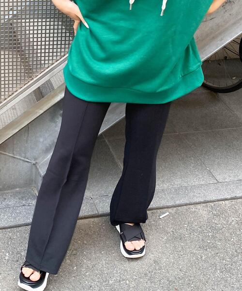 INGNI（イング）の「センターシームパンツ（その他パンツ・レディース・アイボリー/ブラウン/グリーン系7/ブラック/レッド・FREE）」の2枚目の写真