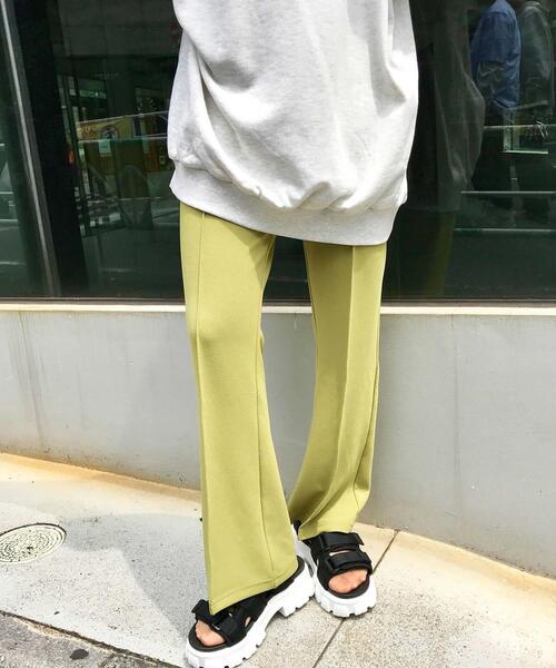 INGNI（イング）の「センターシームパンツ（その他パンツ・レディース・アイボリー/ブラウン/グリーン系7/ブラック/レッド・FREE）」の12枚目の写真