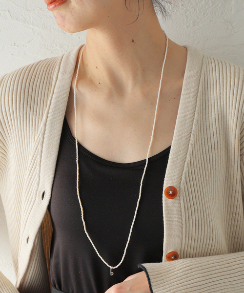 Spick & Span（スピックアンドスパン）の「【PERAPERAK】 3WAY ネックレス (85cm)（ネックレス・レディース・ホワイト・FREE）」の15枚目の写真