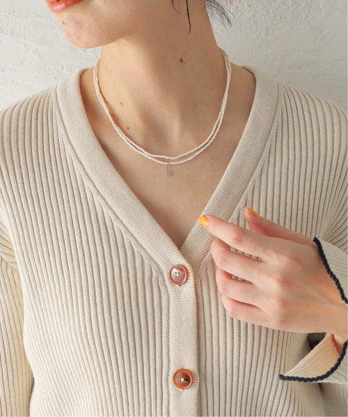 Spick & Span（スピックアンドスパン）の「【PERAPERAK】 3WAY ネックレス (85cm)（ネックレス・レディース・ホワイト・FREE）」の7枚目の写真