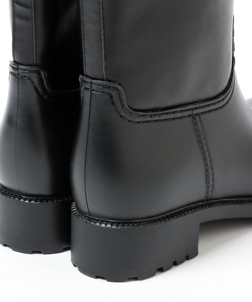 LEPSIM(レプシィム)の「エンジニア風レインブーツ 272059(レインシューズ・レディース・ブラック・SMALL/MEDIUM/LARGE)」の11枚目の写真