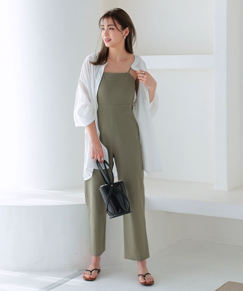 S 定番 危な 即日発送 新品 Loungedress キャミオールインワン ブラック 