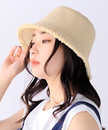 14+ | ポリサーモフリンジ風バケットハット(ハット)