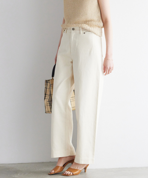 SLOBE IENA（スローブイエナ）の「《追加》LE DENIM バギーパンツ◆（デニムパンツ・レディース・ネイビー/ナチュラル/ブルー系その他・34/36/40/38）」の15枚目の写真