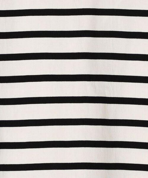 SHIPS Days（シップスデイズ）の「SHIPS Days:ハーフスリーブパネルボーダーTシャツ◇（Tシャツ/カットソー・レディース・ブラック/ベージュ/ネイビー・ONE SIZE）」の8枚目の写真