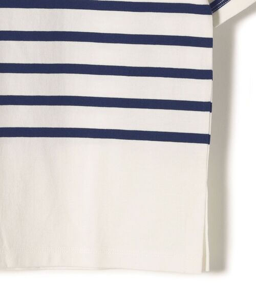 SHIPS Days（シップスデイズ）の「SHIPS Days:ハーフスリーブパネルボーダーTシャツ◇（Tシャツ/カットソー・レディース・ブラック/ベージュ/ネイビー・ONE SIZE）」の15枚目の写真