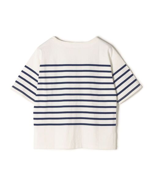 SHIPS Days（シップスデイズ）の「SHIPS Days:ハーフスリーブパネルボーダーTシャツ◇（Tシャツ/カットソー・レディース・ブラック/ベージュ/ネイビー・ONE SIZE）」の9枚目の写真